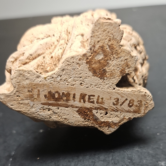 Vtg 1979 UNITED DESIGN HANDMADE BROWN OWL CLAY POTTERY FIGURINE 3/83 - Picture 4 of 7